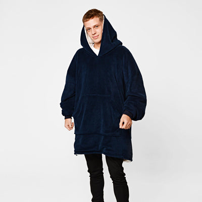 Sienna© Premium Hoodie Blanket Oversized Ultra Plush Sherpa Giant Big Hooded Sweatshirt