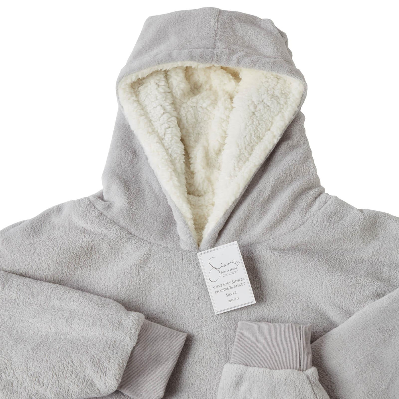 Sienna© Premium Hoodie Blanket Oversized Ultra Plush Sherpa Giant Big Hooded Sweatshirt DP2