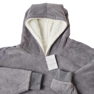 Sienna© Premium Hoodie Blanket Oversized Ultra Plush Sherpa Giant Big Hooded Sweatshirt DP2