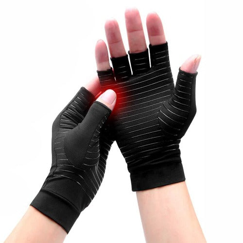 Theroflex© Premium Copper Infused Arthritis Gloves: No More Pain DP1