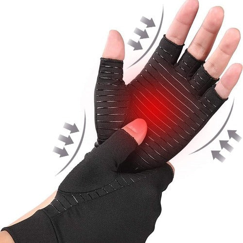 Theroflex© Premium Copper Infused Arthritis Gloves: No More Pain DP2