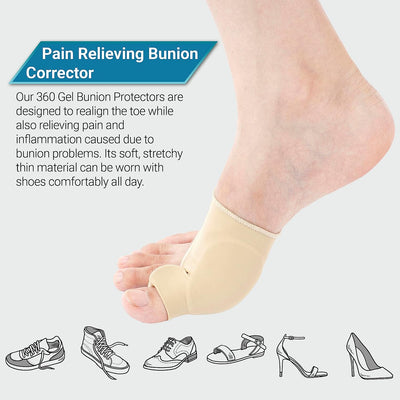 Theroflex© Premium Bunion Corrector: 1 Pair (2 Correctors)