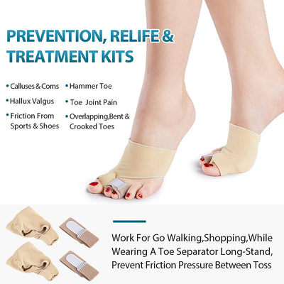 Theroflex© Premium Bunion Corrector: 1 Pair (2 Correctors)