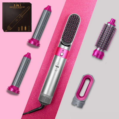 Theroflex© Premium 5 in 1 Hair Styler Pro V2 [Auto Curler & 1 Year Warranty]