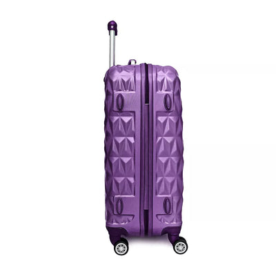 TheroFlex® Lightweight 4-Wheel ABS Hard Shell Travel Trolley Luggage (Medium 24")