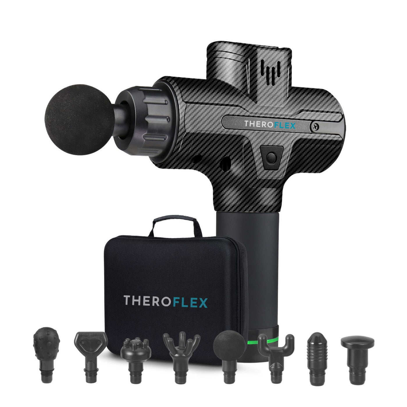 Theroflex© Premium Muscle Massage Pro Gun: Free Travel Case + 1 Year Warranty Worth £30